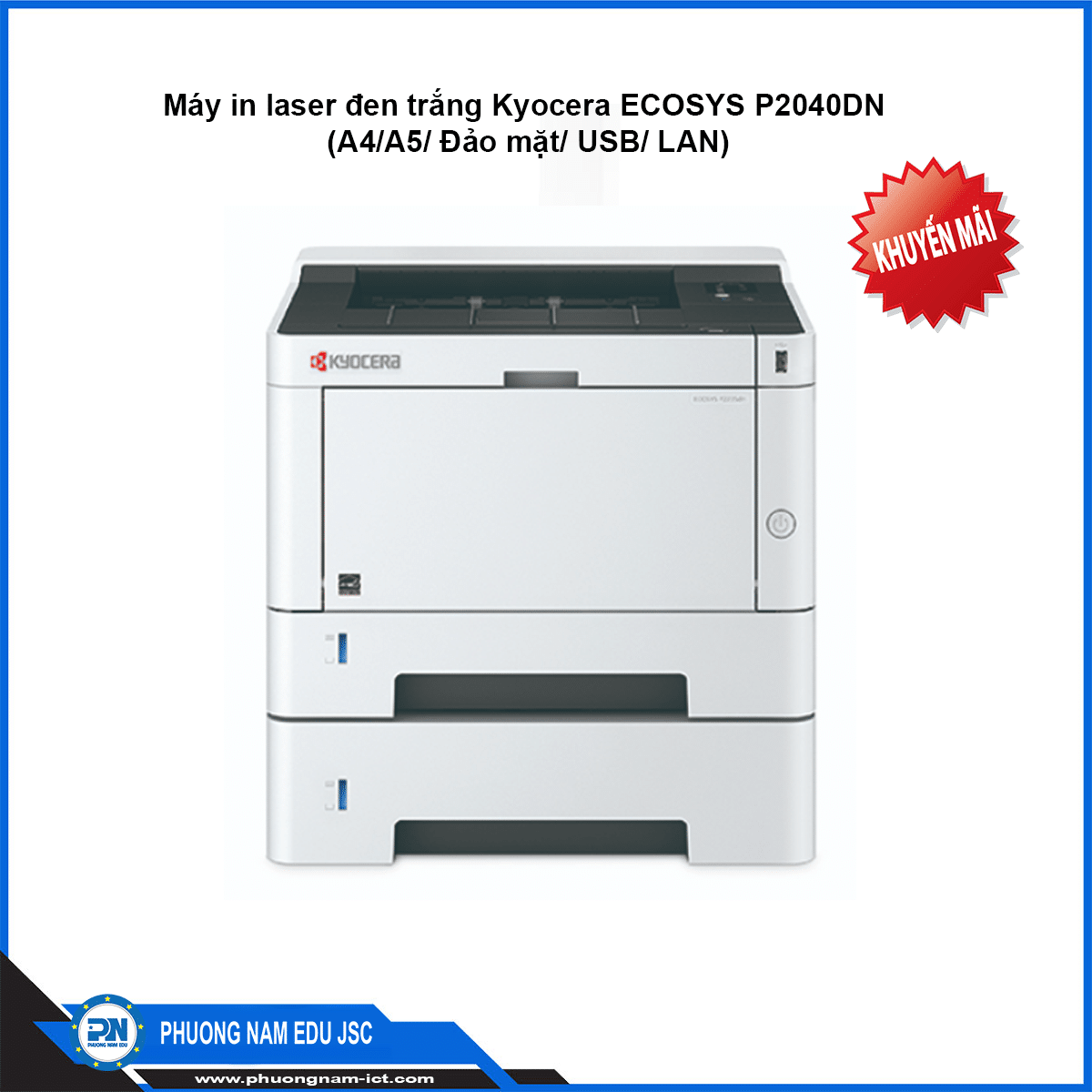 Máy in laser đen trắng Kyocera ECOSYS P2040DN